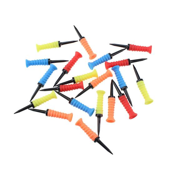 Golf Tees Golfers Plastic Sports Ball Holder Training Less Resistance Tool