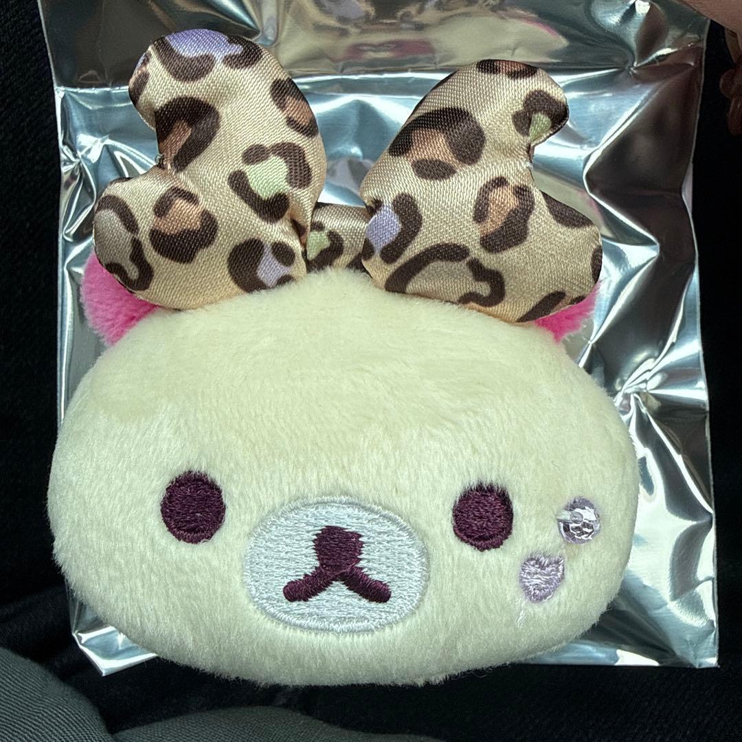Korilakkuma Ippai Series Plush Badge Collection Leopard Print