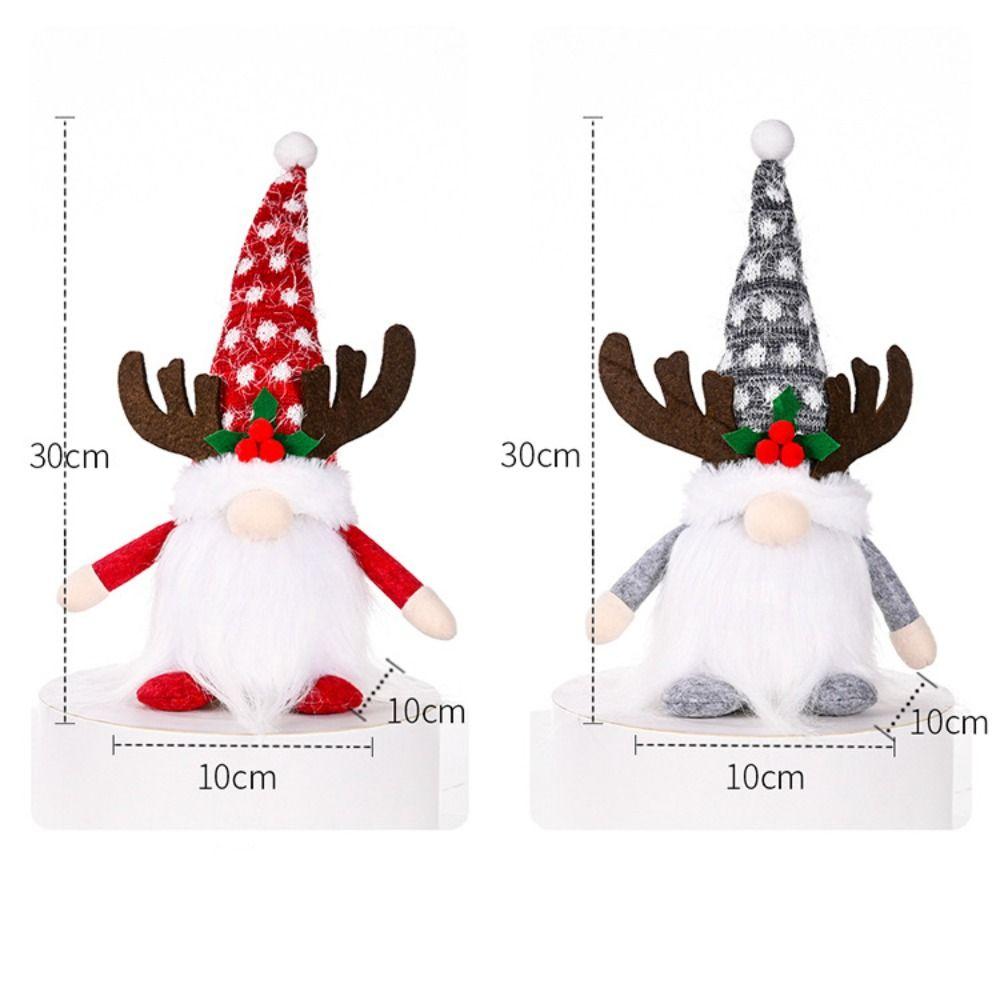 Nordic Faceless Doll With Led Light Dwarf  Doll Christmas Gnome Plush Doll  Christmas Decoration