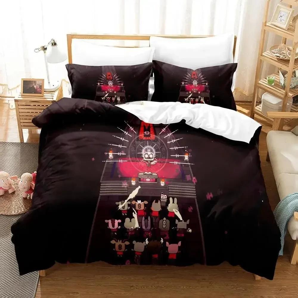 Cult Of The Lamb Bedding Set Single Twin Full Queen King Size Bed Adult Kid Bedroom Duvetcover 3D Print Anime Bed Sheet