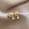 Pinkdudu Casual Round Zinc Alloy Stud Earrings Women Fashion Korean Style Simple Drop Earring Gift PD2216