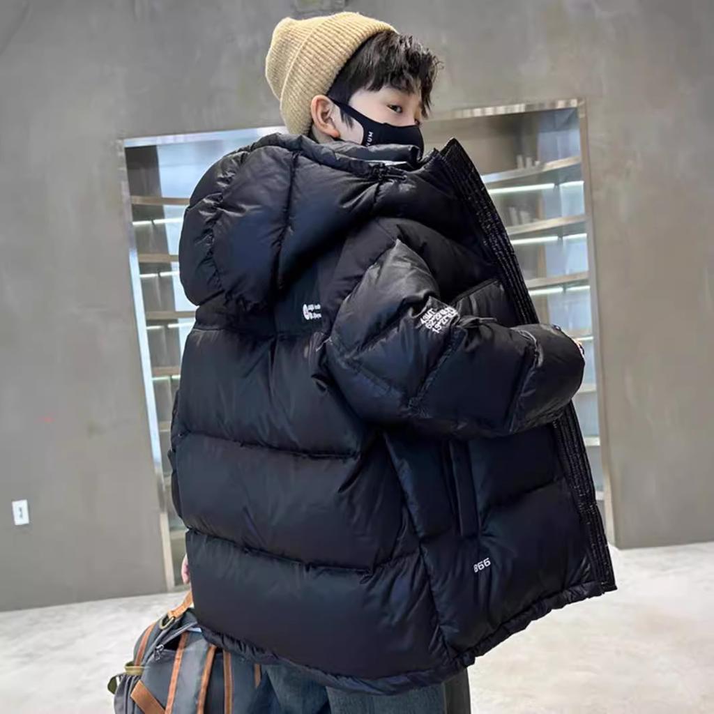 Boys Down and Cotton Jacket Windbreak Outerwear Lovable Thicken Winter Autumn Warm Teenagers Christmas Gift Children's Cloth