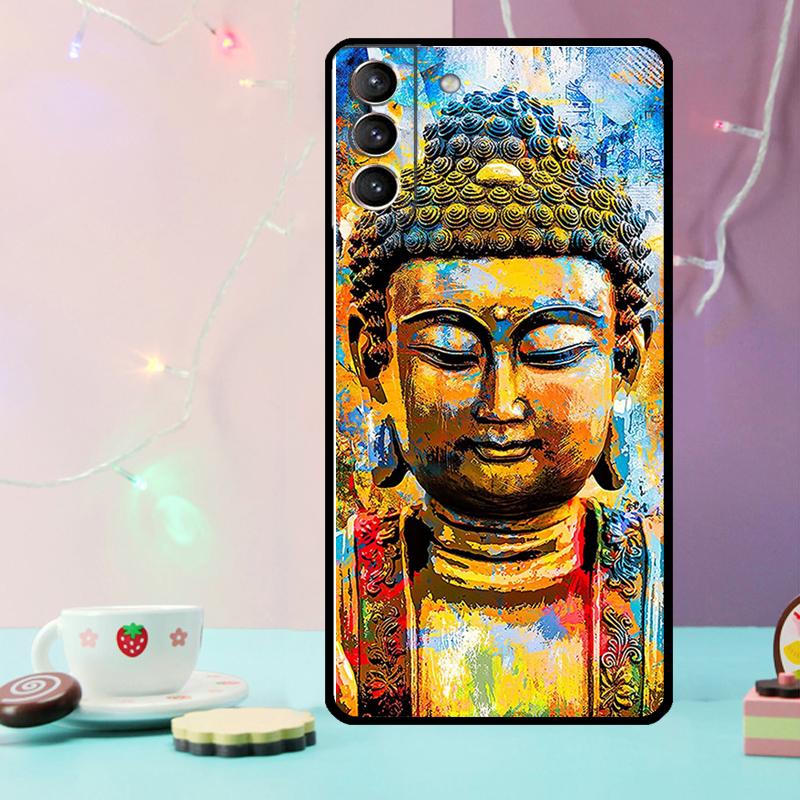 Buddha Phone Case For Samsung Galaxy S24 Ultra S20 S21 S22 S23 S25 Ultra S9 S10 Plus S24 FE Cover