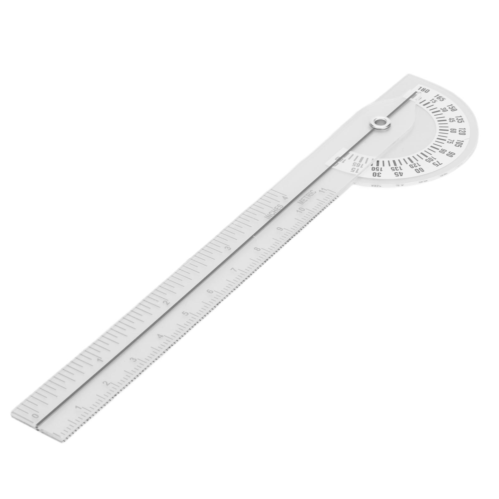 

Гониометр Угломер Диапазон Движений Сустава 180 Градусов Прозрачный Четкая Разметка Измерение Пальца Линейка для Физиотерапии