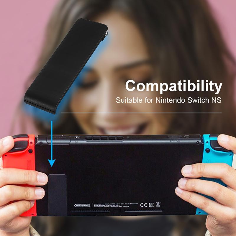 2023 Hot 1PC For Nintendo Switch Console Back Bracket NS Back Cover Support Tripod Durable White Blue ABS Material Phone Holder 5