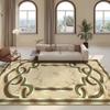 European Style Living Room Luxury Decoration Carpet Gold Sofa Chair Large Area Rug Customizable Easy To Clean Non Slip Mat