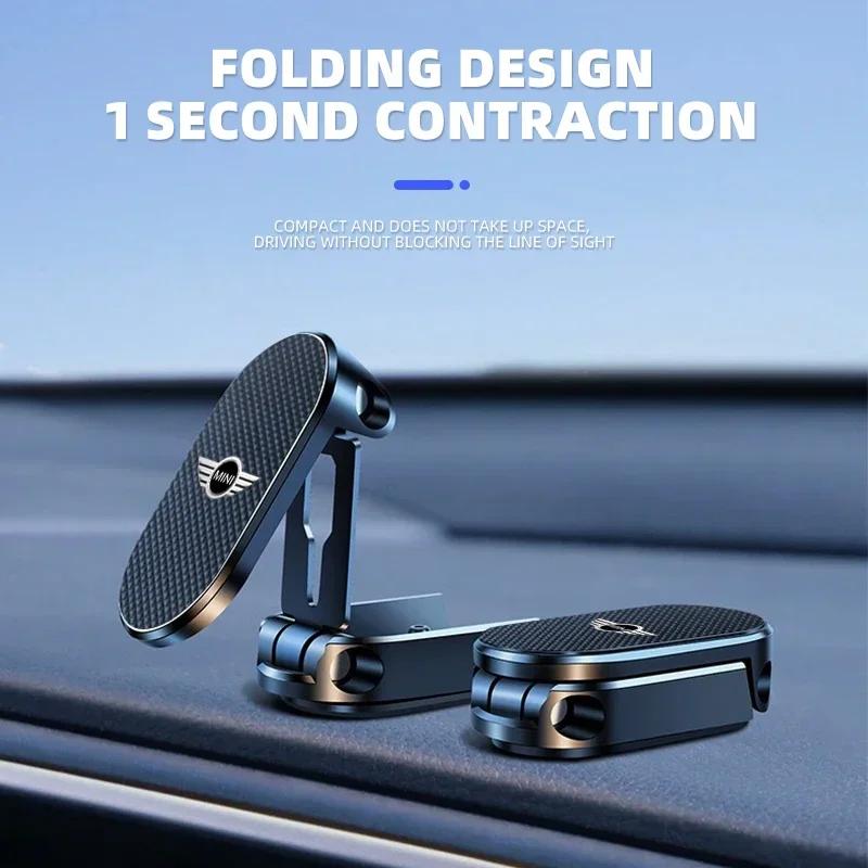 Magnet Smartphone Support GPS Foldable Phone Bracket For MINI E90 COOPER S JCW R55 R56 R60 R61 F54 F55 F56 F57 F60 One R50 Y5