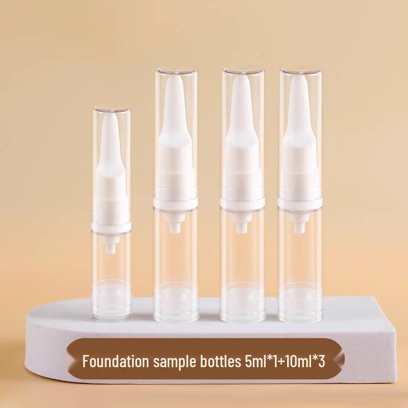 Newcomer Exclusive: Portable Vacuum Press-Type Foundation Dispenser & Eye Cream Bottle