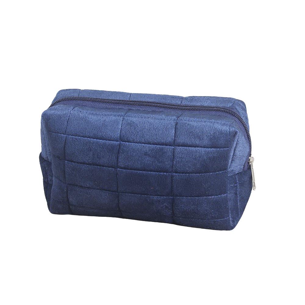 Suede Makeup Bag: Portable, Large Capacity, High-End Feel