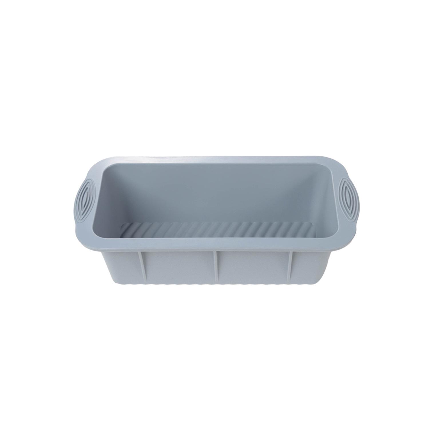 Rectangular Silicone Cake & Toast Mold - Household Baking Pan серый