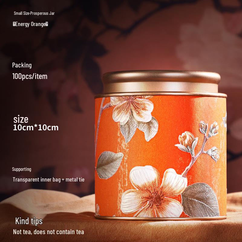 Exquisite Floral Tea Canister for Black, Green, Longjing Teas - Creative, Portable, and Sealed.