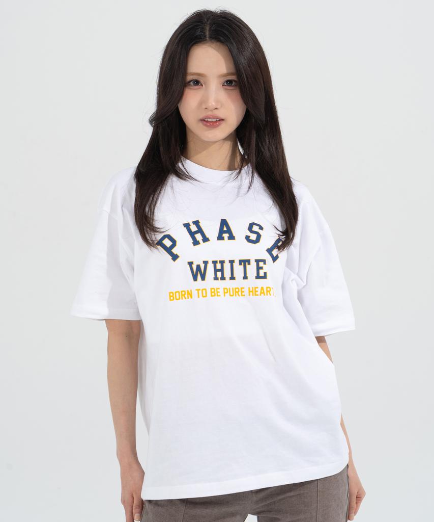 Peijeuhwaiteu [Phase_3] Pw College Tee_White / 8802026-St08