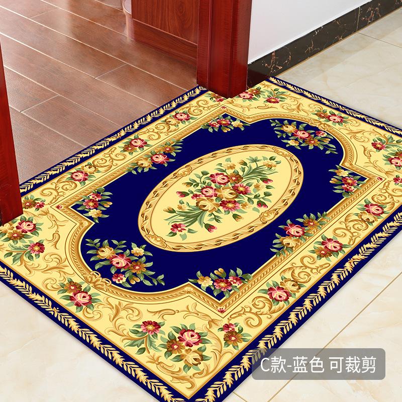 European Living Room Carpet Coffee Table Mat Entrance Door Door Mat Bedroom Foyer Floor Mat Bed Front Mat Non-Slip Mat Can Be Cut