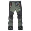 New Unisex Autumn/Winter Windproof Fleece Softshell Pants - Warm, Thickened Outdoor Mountain Gear