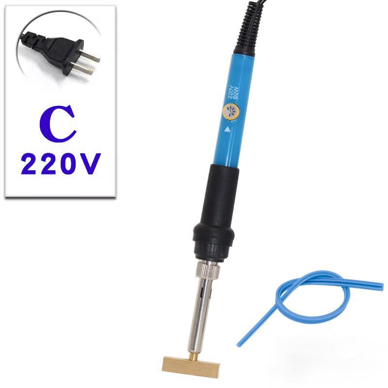 New 60W T-shaped Soldering Iron Tips Solder Tip with Free Hot Press Rubber Strip for LCD Screen Flex Cable Repair
