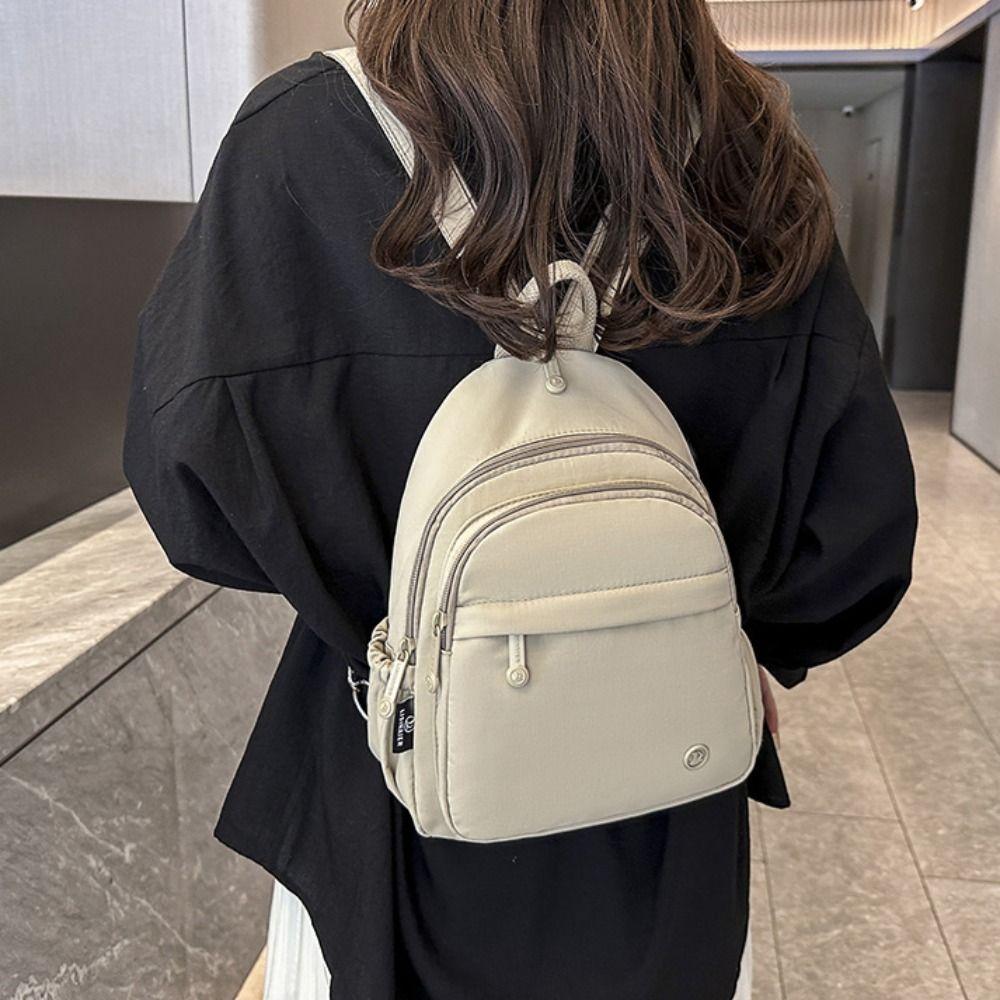 Waterproof Multipockets Casual Backpack Lightweight Minimalist Commuting Backpack  Unisex