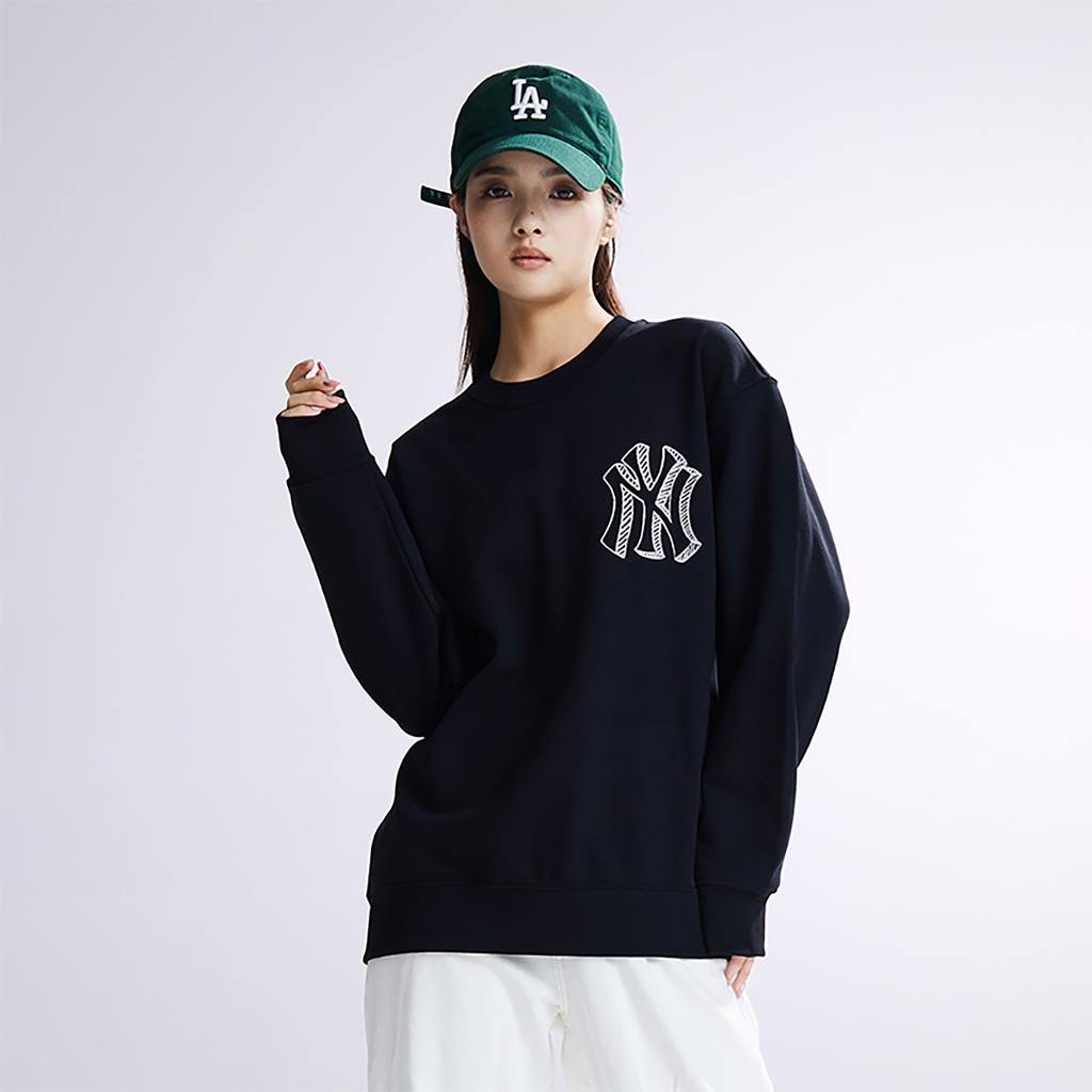 New MLB Sweatshirts Unisex Black 3AMTB0434-50BKS