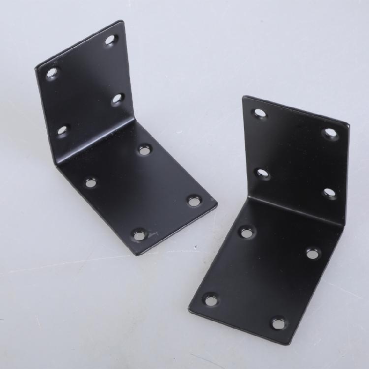 10pcs Heavy Duty Steel L Angles Brackets with Not rusts Coating Wood Shelf Support Outdoor Metal Brackets set for Wood