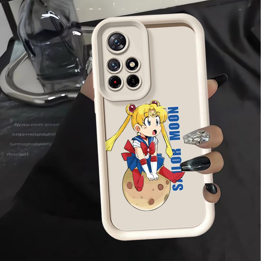 Phone Case for Xiaomi Redmi Note 11s 13 14 Pro Plus 12s 10 11 12 Pro Soft Shell Sailor Moon Anime