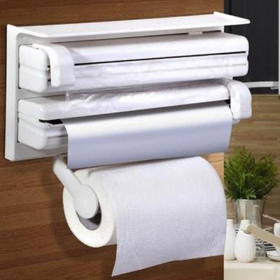 Handtuchhalter, Badezimmerzubehör, Regal, Organizer, Küchenrolle, Handtuchpapierhalter, Spender, Frischhaltefolie, Wandregal