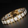 Korean Fashion Vacuum Plated Ceramic Nail Bracelet Anti-fatigue Stainless Steel Bracelets Trendy Fashion Jewelry Accessories