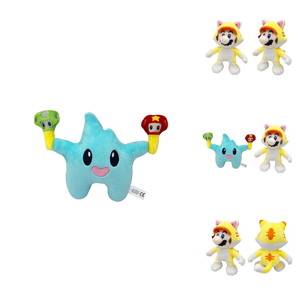 Katzen-Mario Plüschtier Weiches und entzückendes Stofftier für Kinder und Sammler