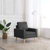 Day and Night - Day and Night Dark Gray Fabric Armchair
