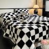 LISM Luxury Super Soft Checkered Flannel Blanket