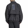 adidas Chaqueta Corta de Algodón Cómoda con Cuello Cálido para Hombre Chaqueta Negra JD6663