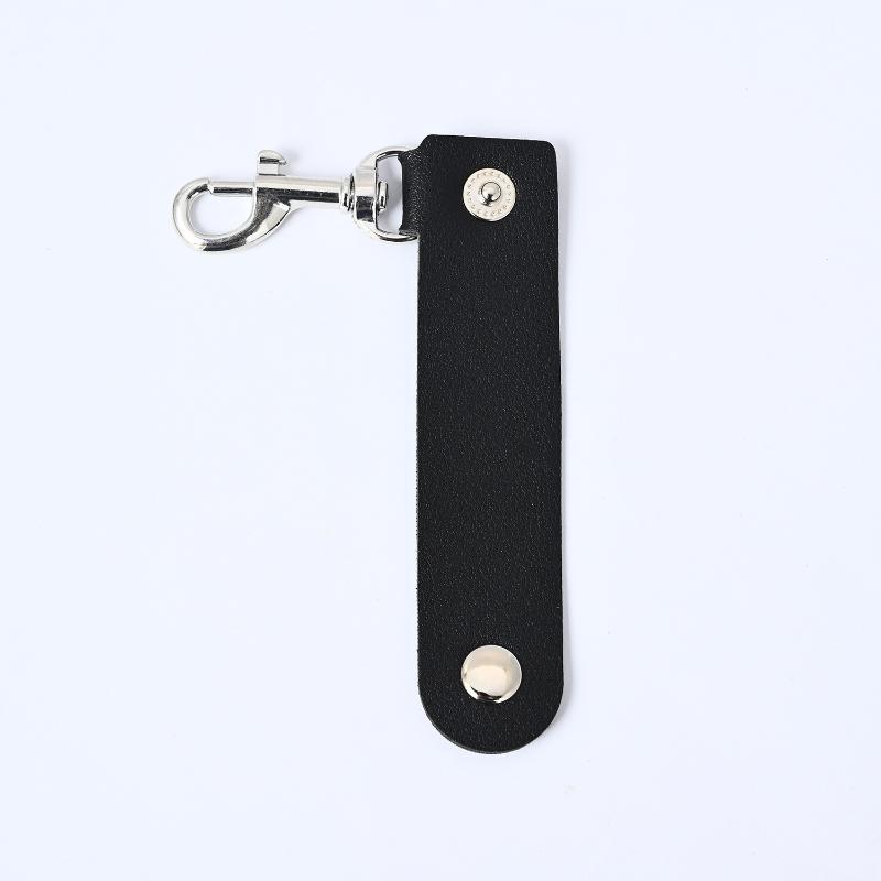 Wear Resistant PU Leather Keychain Anti-Lost Simple Fashion Premium Car Key Strap for Men Women Daily Use