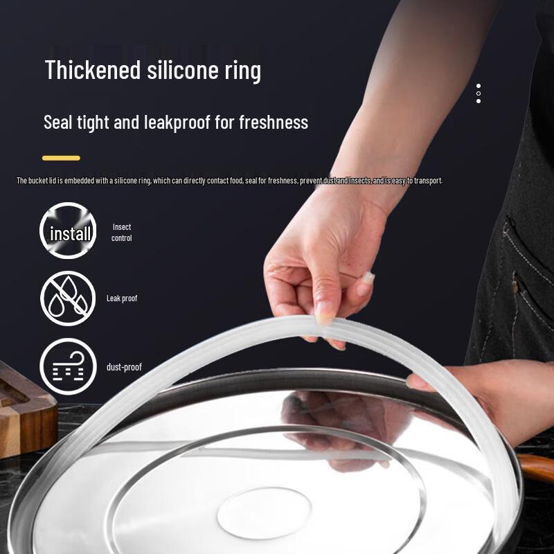 Jiwanggu 201 Rostfritt Stål Förseglad Jäsningsförvaringsfat