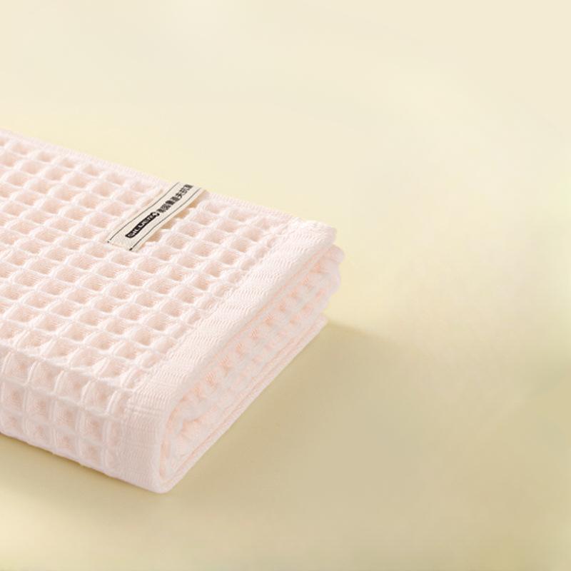 

Антибактериальное полотенце из чистого хлопка, банное полотенце, вафельное, с подвешенной веревочной марлей, набор из трех предметов, хлопковое банное полотенце, впитывающее воду 35×75cm