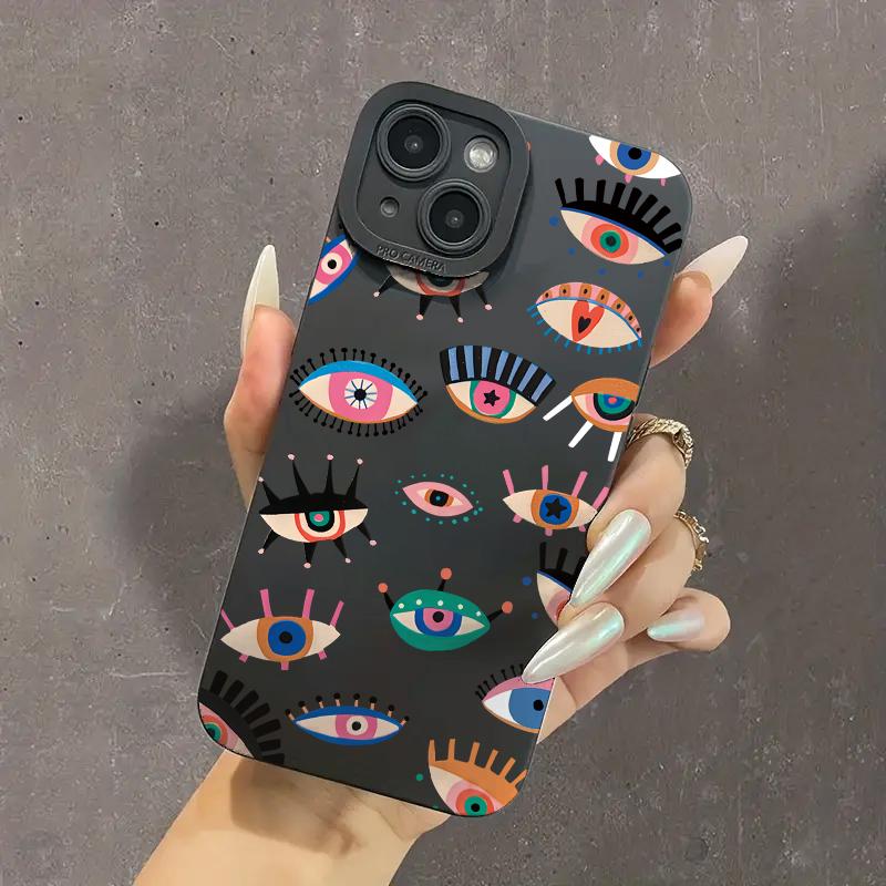 Case Cover for Samsung Galaxy S25 S24 S22 Ultra S23 FE S21 Plus A55 A54 A34 A35 A52 A53 A14 A13 A15 A32 A16 Colorful Eyes Cases