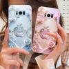 Lucky and Romantic Love For Samsung S25 S25 Edge S25Ultra S8 9 S10 20 U Ltra S21 Pro 22 Plus S23 FE S24 Ultra Glass Phone Case