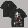 Bleach Ichigo Kurosaki Anime Unisex Washed T-Shirt Oversized Men Women Streetwear High Quality Pure Cotton Short Sleeved Female Male Clothing