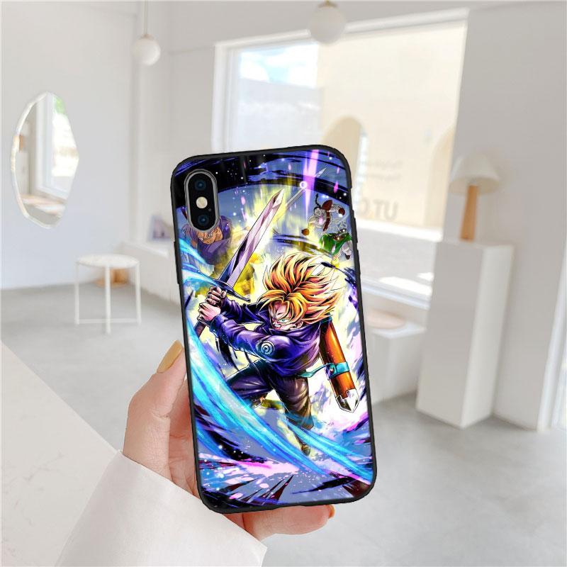 

PP31 Dragon Ball Trunks Soft Shell Phone Case for iPhone SE X XS XR 11 16E 17 Pro Max Air 8 7 6 6s Plus iPhone Air