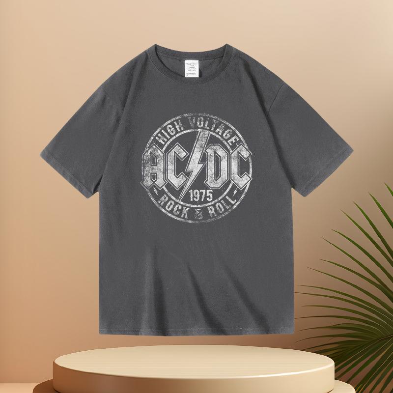 Summer New Cotton Short Sleeve Printed T-shirt for Men and Women Rock Pink Floyd Band Pink Floyd Printed T-shirt