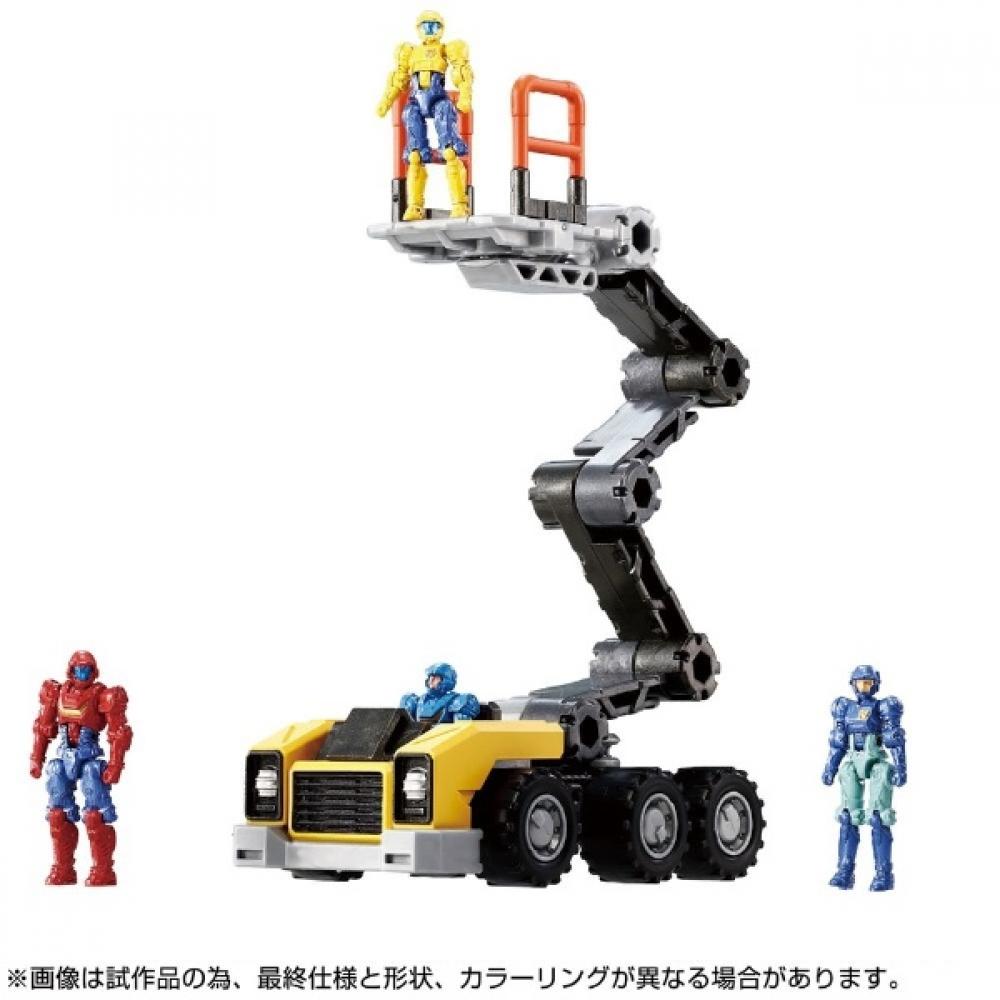 

Takara Tomy Diaclone Da 105 Diaclone Crew Lift Machine Set