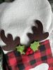 Antler Bones Christmas Stocking & Ornament Gift Bag for Tree Decorations & Candy Gifts