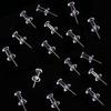 100/200/500Pcs Clear Push Pins Transparent Plastic Head Thumb Tacks Steel Pointed Nails