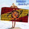 Spain Football Print Beach Towel, Large Soft Quick Dry Towel for Beach Camping Swimming