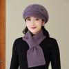 Hut Damen Winter Warm Plüsch Wollmütze Modischer Ausländischer Stil Kälteschutz Ohrenschutz Verdickte Strickmütze