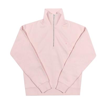 Felpa da Donna Mezza Zip con Patch Volpe Bambino MaiSon KitSune Mw00304km0325