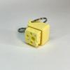 Funny Cheese Key Chain Keyboard Stress Relief Fidget Button Cheese Keycap Fidget Clicker Keychain Keyboard Keychain Finger Toys