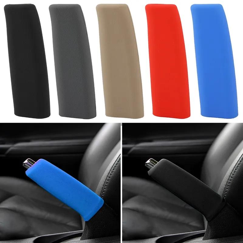 Hand Brake Set Universal Car Handbrake Sleeve Silicone Gel Cover Anti-Skid Auto Parking Brake