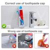 Self-closing Toothpaste Cap Silicone Cap-free Lazy Cleaning Dust-proof Toothpaste Cap Toothpaste Extruder Bathroom Supplies