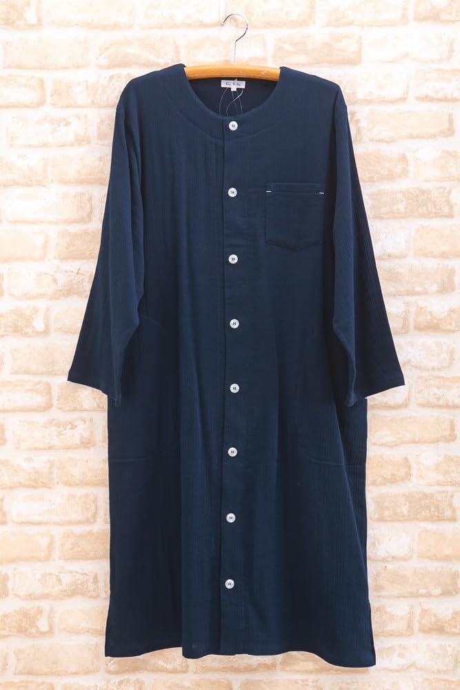 Soft and gentle on the cotton crepe double gauze sleeper long suitable for spring and front available in 13029 size to LL [K's Eye] skin, 100%