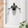 Male Abstract Sculpture Resin Art Wall Decor Human Body Statue Wall Mount Artistic Figure Sculpture for Home Living Room Gallery