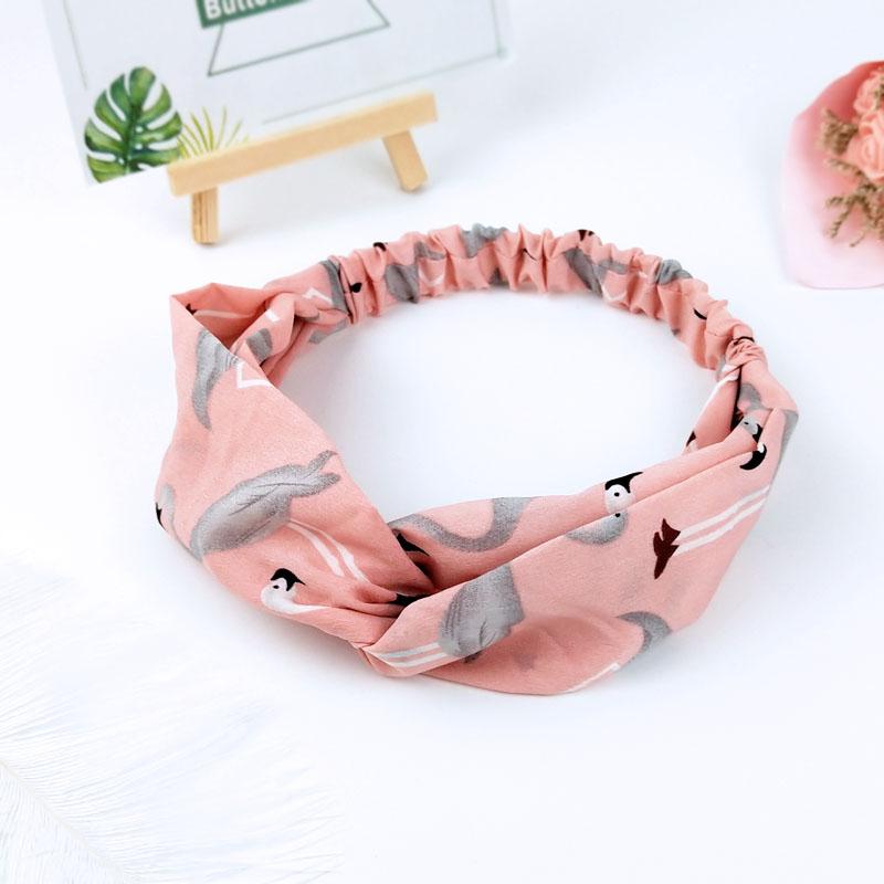 Scrunchies Frau Geknoteter Turban Haaraccessoires für Mädchen Stirnband Turban Elastisches Haarband Kopfwickel Gestreifte Haar-Scrunchies