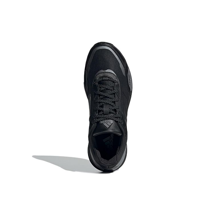 Adidas Mts Comfortable Texture Lace-Up Non-Slip Wear-Resistant Low-Top Running Shoes Unisex Running Shoes Black HQ6111